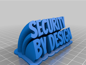 customized sweeping security 3d print model - Mito3D