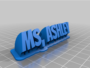 ashley2 customized 3d print model - Mito3D