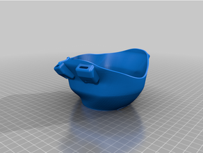 safe mask - printerfriendly 3d print model - Mito3D