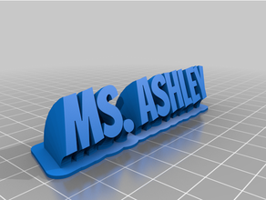 ashley3 3d print model - Mito3D
