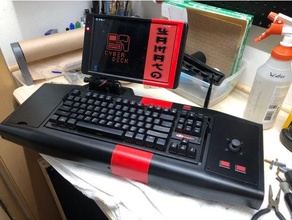 nx Yamato cyberdeck cyber cyberpunk portatile lampone pi 4 retrò retrogaming 3d print model - Mito3D