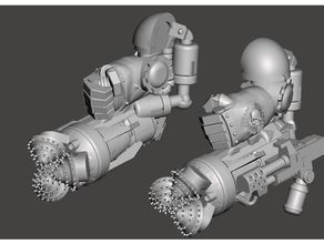 centurion drill arms 3d print model - Mito3D