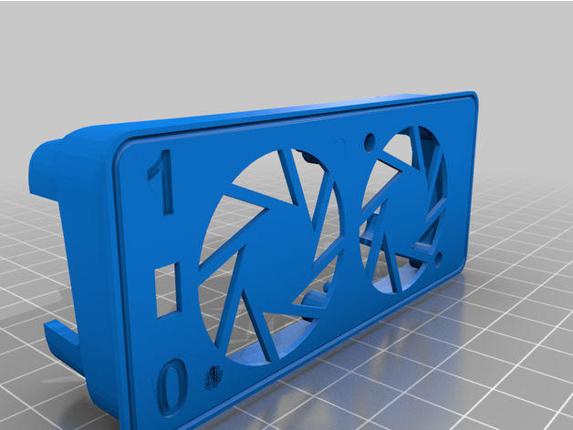 valve frunk fan screwless 3D print model - Mito3D