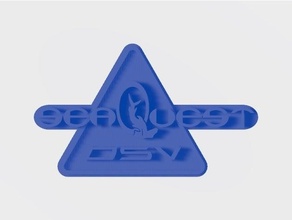 seaquest dsv logo 3d print model - Mito3D