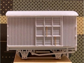 sn42 sn35 Queensland ferrovias qr 14'6 vagão curto versão veneziana termina 3d print model - Mito3D