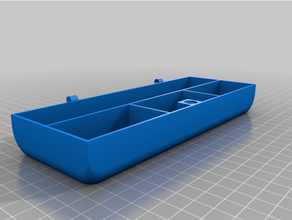 customized locking pencil box setthing 3d print model - Mito3D