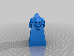 skull piller 3d print model - Mito3D