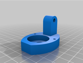 toilet seat hinge hinges 3d print model - Mito3D