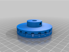 customized parametric ball pulley 3d print model - Mito3D