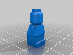 Lego microfig compatibile 3d print model - Mito3D