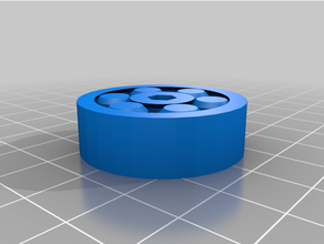customized roller bearing 3d print model - Mito3D