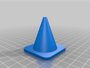 rc rastejante pista cone 3d print model - Mito3D