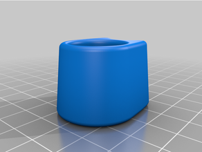 Tür Stopper 19mm Griff Türstopper draussen 3d print model - Mito3D