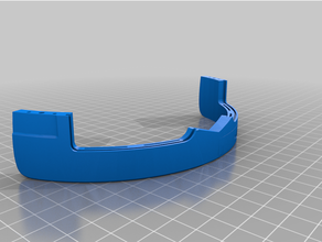 grasa tiburón teletransportador ventilador placa frontal m25 empulgueras 3d print model - Mito3D