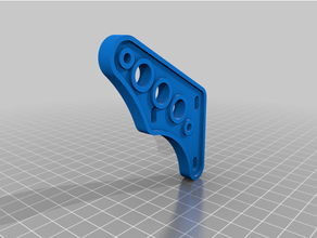 3 screw hemera duct mount plate 3d print model - Mito3D