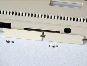 Atari 800xl paralel otobüs örtmek kılıf 800 xl krytka nhradn dly bilgisayarlar eski comp yedek parçalar nostaljik 3d print model - Mito3D