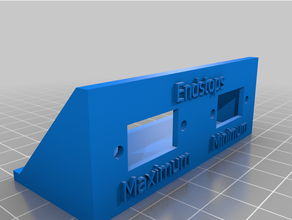 Wurzel 3 cnc Endstation Panel root3cnc 3d print model - Mito3D