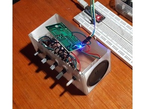 atari punk synth arduino box speaker 3d print model - Mito3D