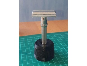 gillette slim razor holder support rasoir stand 3d print model - Mito3D