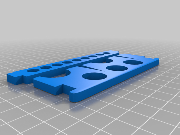 flatpack knife drawer organizer halter holder messer schublade 3D print model - Mito3D