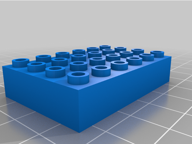 customize1d lego compatible mattone personalizzato 3D print model - Mito3D