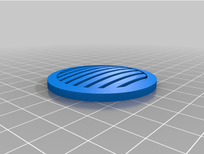 personalizado art deco alto falante grillnew 3d print model - Mito3D