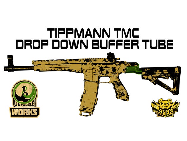 tippmann tmc drop buffer tube 3D print model - Mito3D
