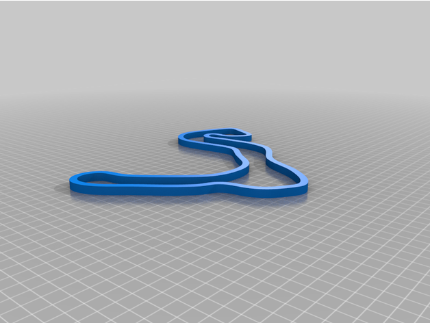 Stretton kart circuit 3D print model - Mito3D