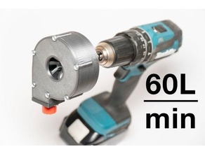 perforar agua bomba 60l min fácil impresión cable destornillador 3d print model - Mito3D