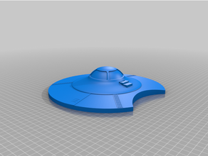 soucoupe volante soupe aux choux ufo denr 3d print model - Mito3D