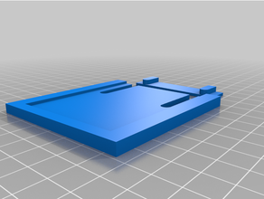 lixar gabarito ho escala c amp s água tanque 3d print model - Mito3D