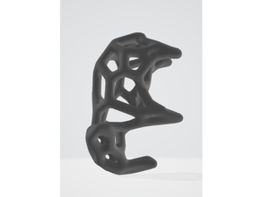 voronoi Elefant Schmuck 3d Kunst Ohrring Halskette Harz sla Spielzeug 3d print model - Mito3D
