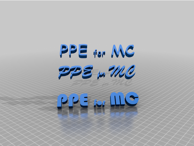 ppe mc 3D print model - Mito3D