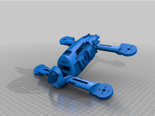 racing drone 3D print model - Mito3D