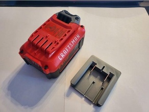 craftsman v20 battery adapter 20v power wheels 3d print model - Mito3D