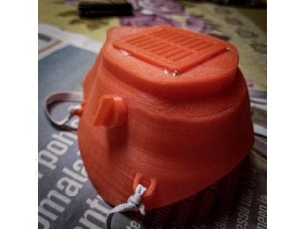 sigara içen arkadaş canlısı ppe maske 420 koronavirüs şaka içmek 3D print model - Mito3D