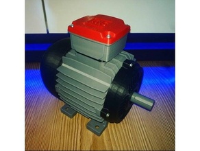 ac motor caja dinero mini tnc 3d asincrónico dc elektric sierra electricidad electrónico Caja paraca 3d print model - Mito3D