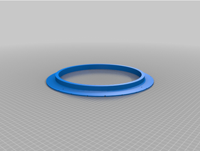customized circle template 3d print model - Mito3D