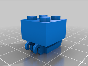 ginocchio catena Lego ingegneria fusion360 fusione 360 compatibile 3d print model - Mito3D