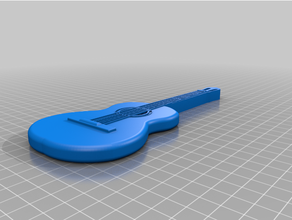 guitarra 3d print model - Mito3D