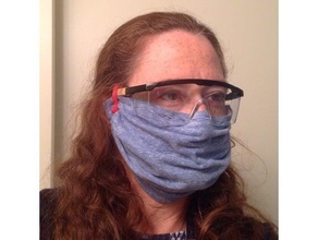 coronoavirus covid-19 face mask clips glasses clip coronavirus covid facemask 3d print model - Mito3D