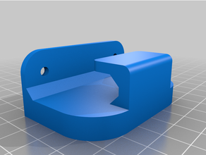einziehbar Baby Tor Clip Babygate draußen perma Mauer montieren 3d print model - Mito3D