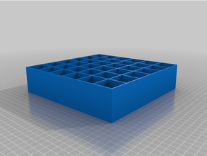 customized box withbox compartments 3d print model - Mito3D