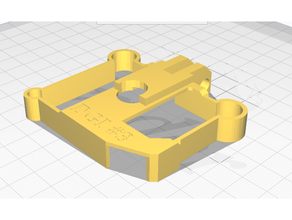 dial gauge - centrally mounted creality ender 3 holder indicator mount 3d print model - Mito3D