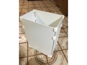 kitchen garbage bag 'container' holder 3d print model - Mito3D
