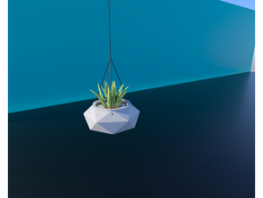 sospeso vaso pianta pentola impianti 3d print model - Mito3D