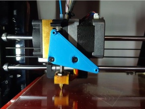 fan support spriya 5015 geeetech prusa i3 pro blower duct shroud 3d print model - Mito3D