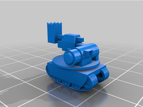 squash-bot - roborally board game boardgame robot squashbot 3d print model - Mito3D