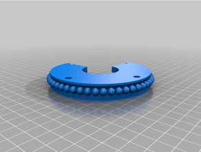 customized parametric slew bearing123 3d print model - Mito3D