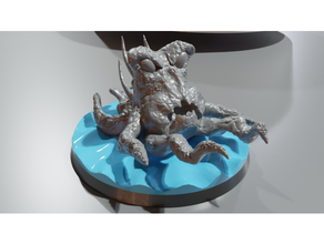 Dämon Monster Kreatur dnd Miniatur Dungeons Drachen 3d print model - Mito3D